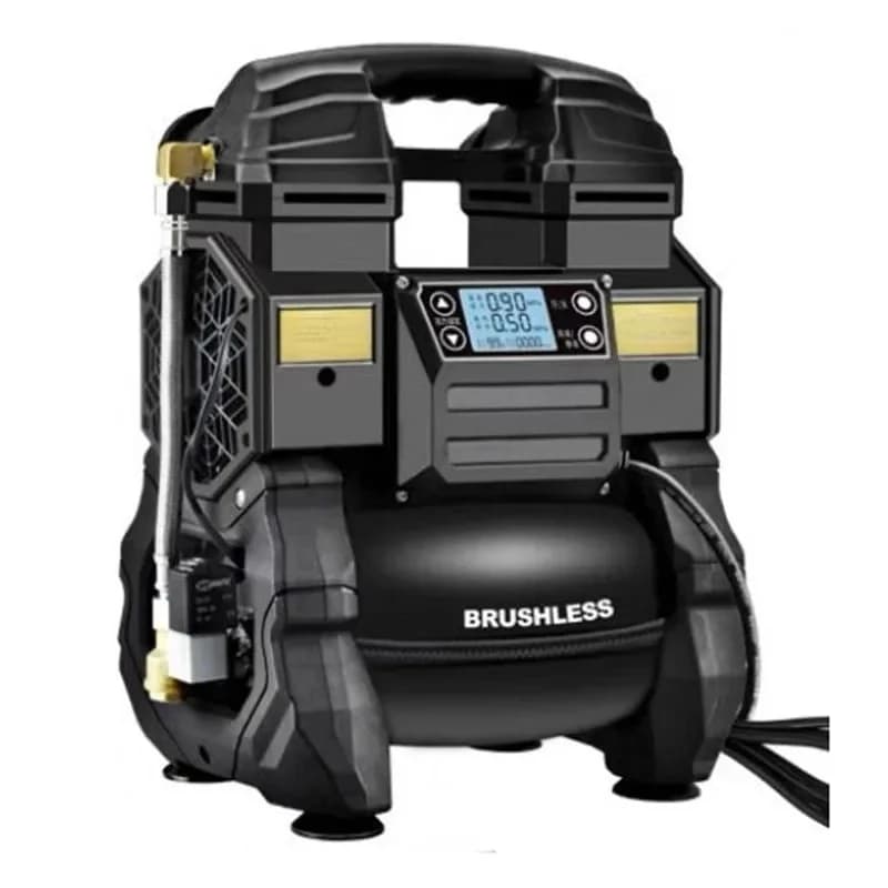 Brushless Frequency Conversion Air Pump Oil-Free Silent Air Compressor Tank Woodworking Spray Paint Use