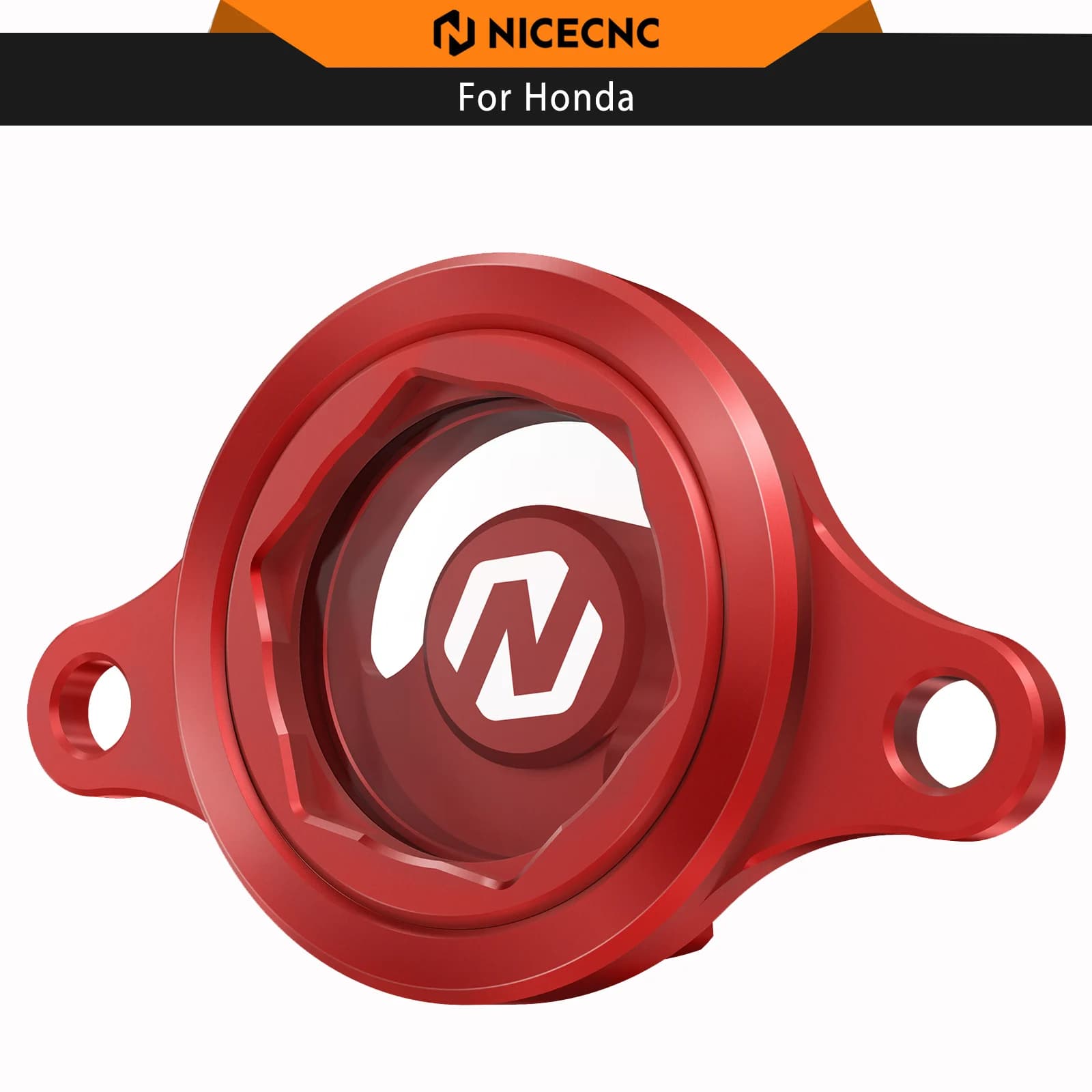 NICECNC Trasparente Tappo di Copertura del Filtro Olio Motore Per Honda CRF450R CRF 450R 450 R 2009-2016 2015 2014 Moto In Lega di Alluminio