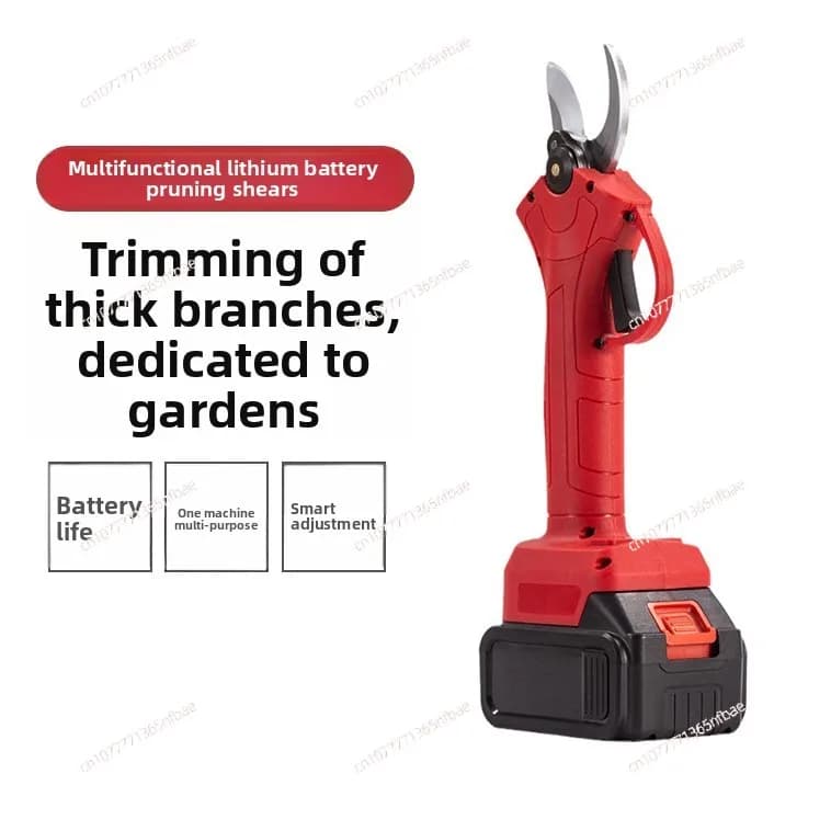 Wireless Electric Scissors with Lithium Battery, Copper and Garden Plant Power Tool