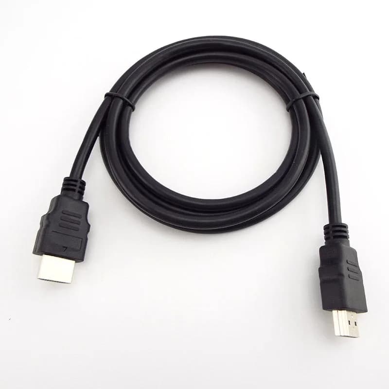 1/2/5pcs 1.5M HDMI-compatible Cable Version 1.4 HD 720 1080P HDMI-compatible Connector Adapter Wire PC TV Black B5
