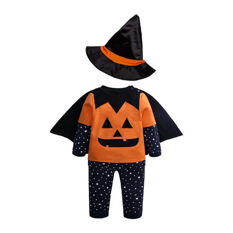 Boys Halloween Outfit Children's Top Sets Girls Baby Long-Sleeved Cartoon Blouse Pants Suit Autumn Kids Infant Casual Clothes