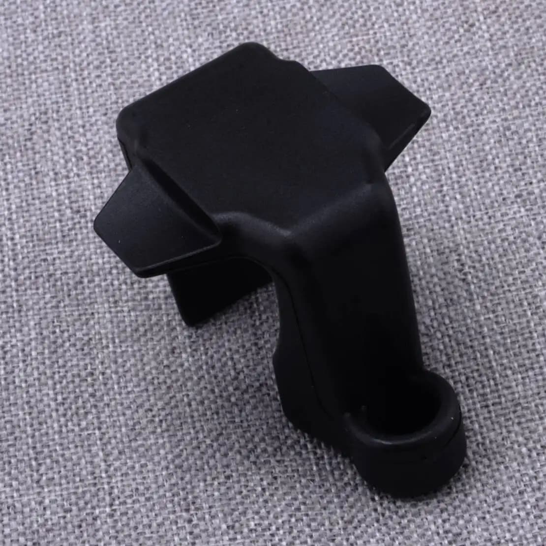 Gancio per paraurti marino per barche resistente ai raggi UV Gancio per corda Supporto per pontone Clip per parafango in nylon nero per aggancio guide quadrate