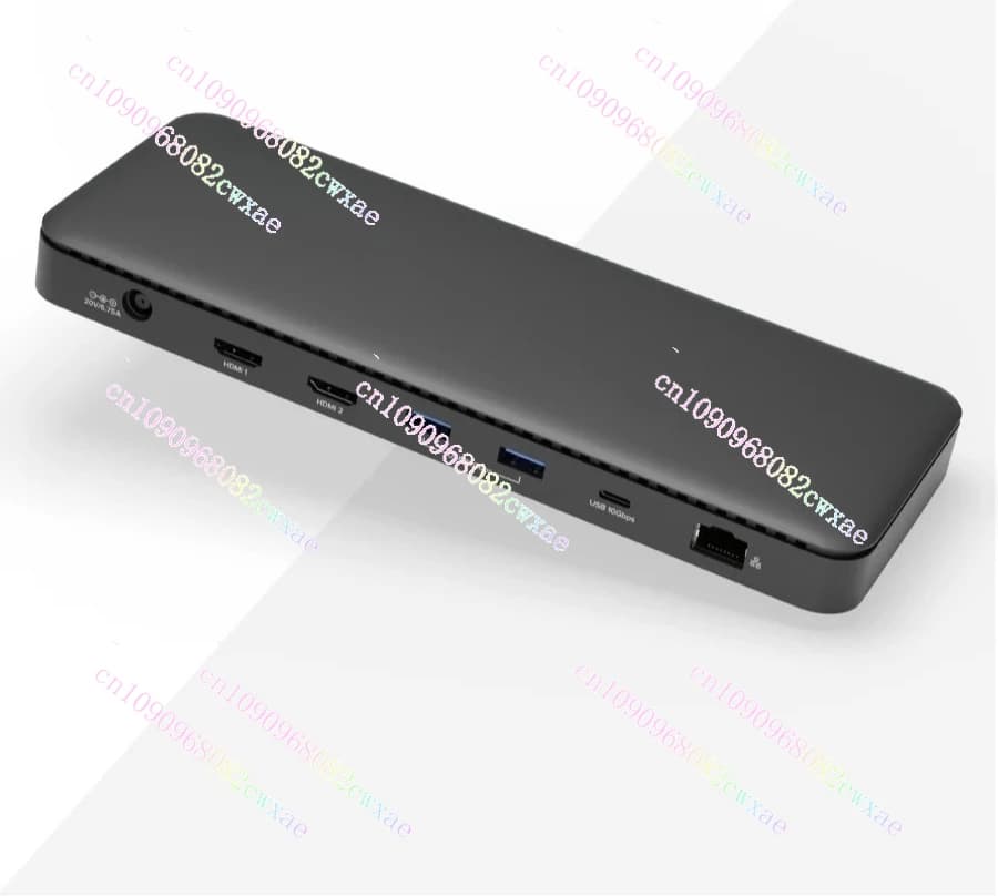 TBT4-UD5 Docking station Thunderbolt 4 Dock per laptop con ricarica PD da 100 W Supporto doppio monitor 8K 4K