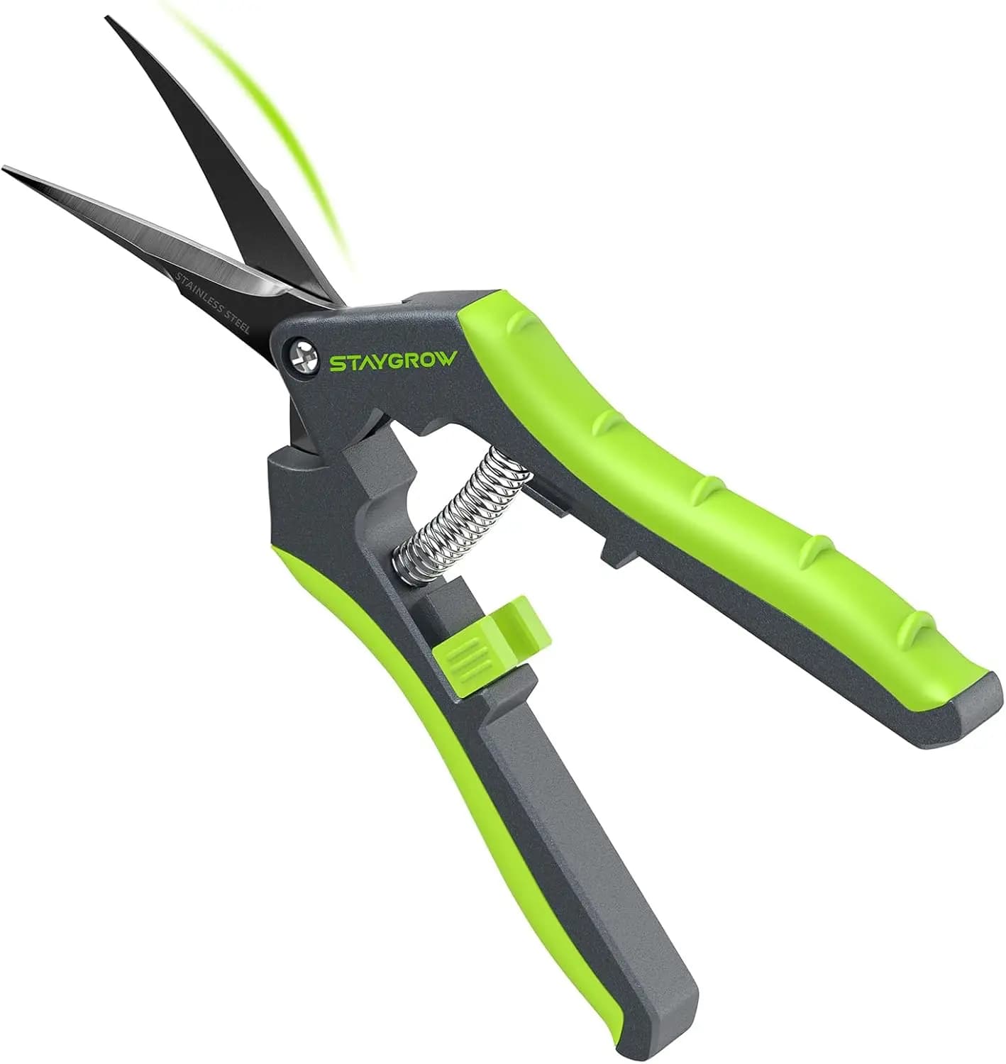 6,5 Stainless Steel Power Scissors Gardening, Sharp Scissors for Cutting Plants with Curve Blades
