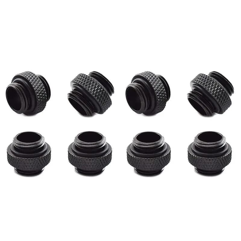 Confezione da 8 connettori maschio-maschio G1/4 pollici 5 mm con O-ring sigillato per sistemi di raffreddamento ad acqua per PC