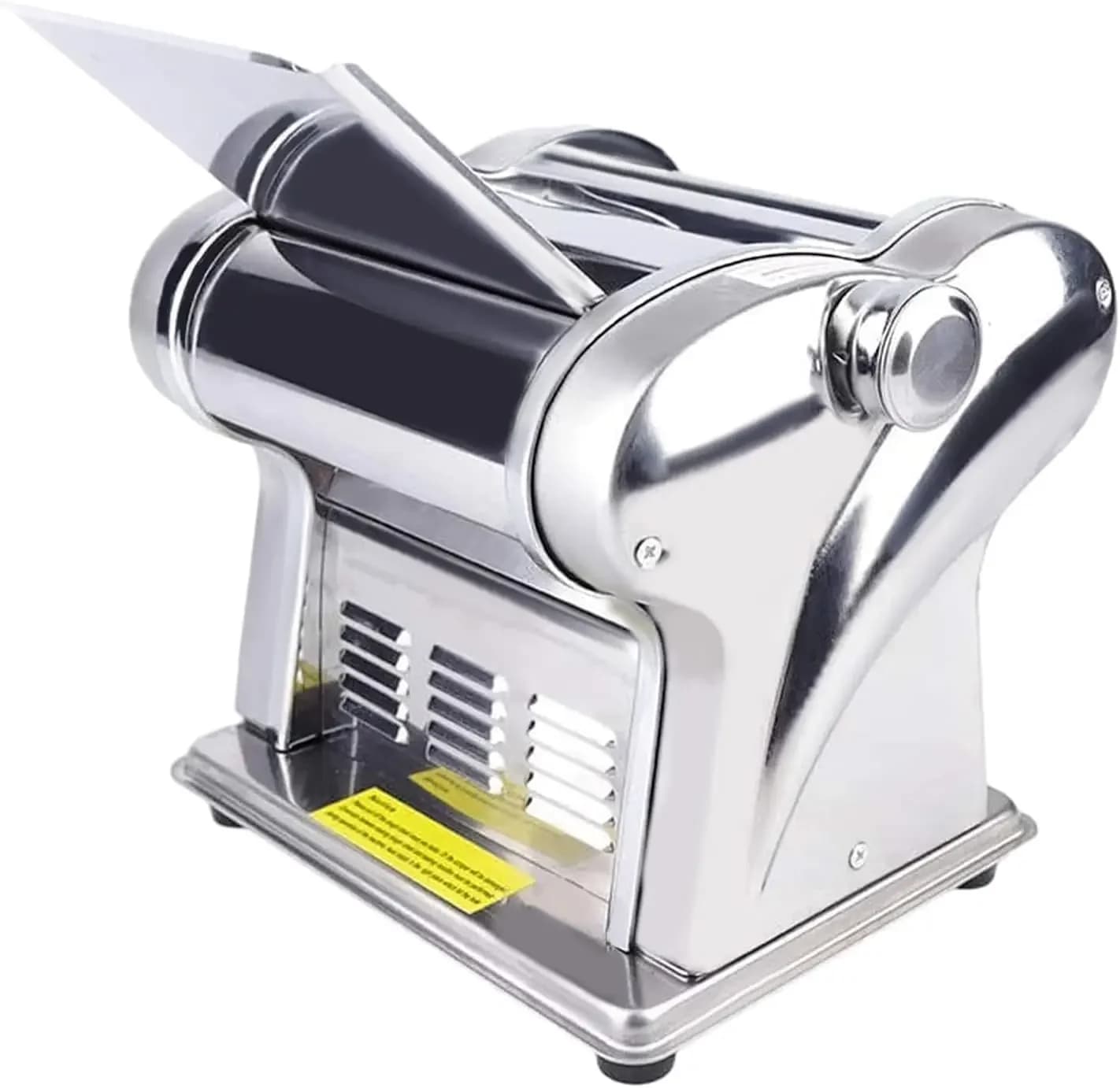 Home Electric Dumpling Dough Skin Noodles Pasta Maker Machine &Two Blades 110V