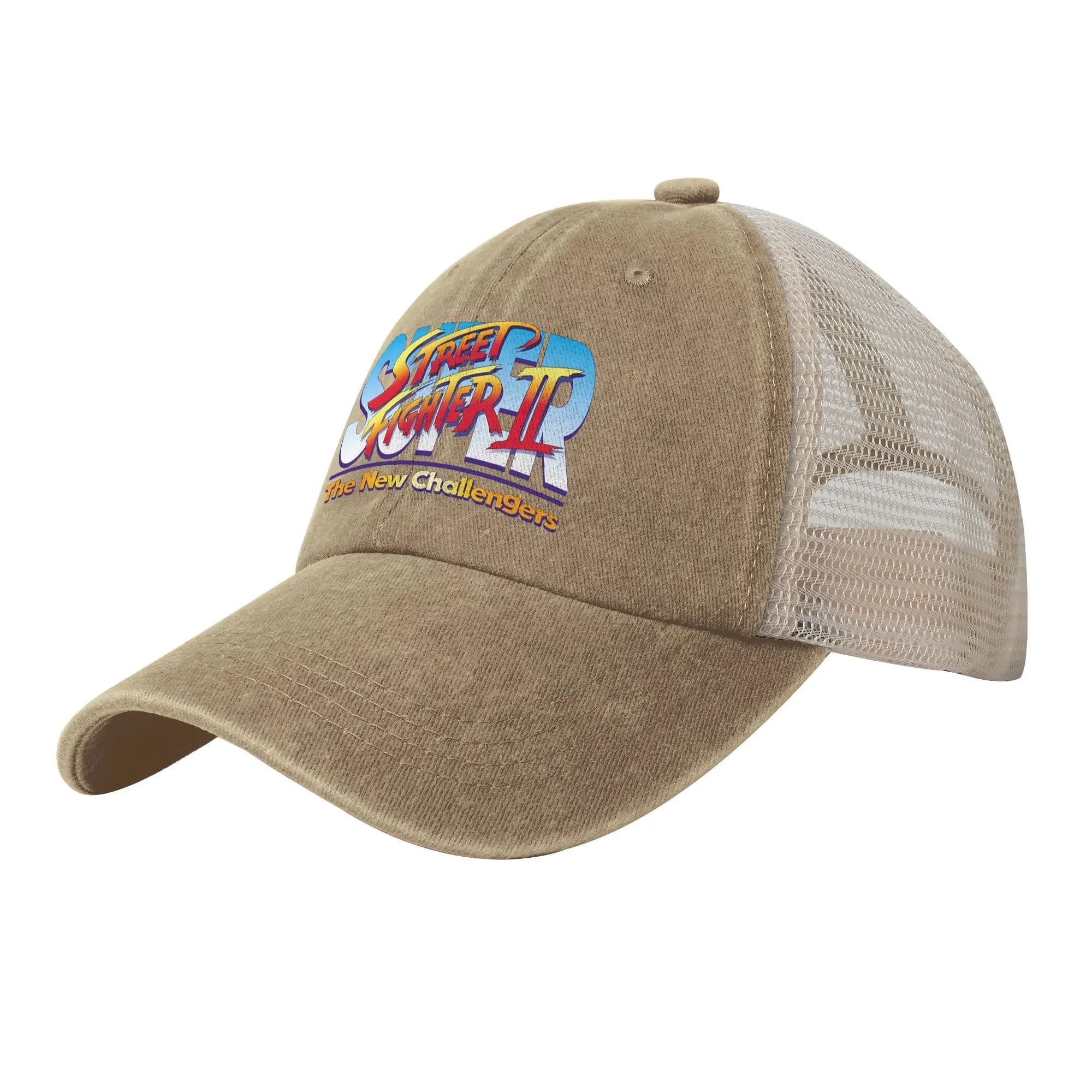 Cappello da cowboy alla moda Super Street Fighter, cappello traspirante da uomo, cappello da donna