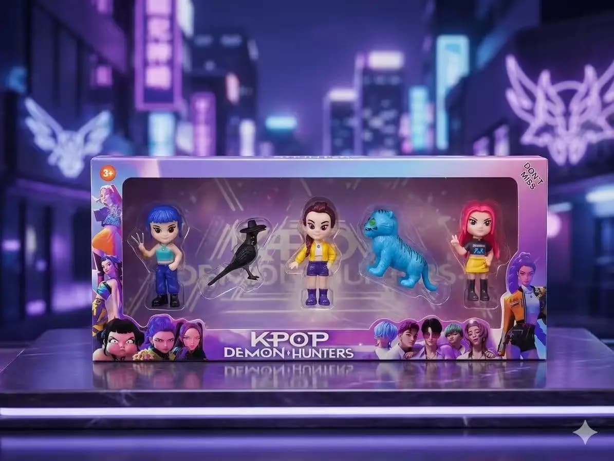 Nuova Collezione 2026 di Personaggi Anime Kpop Devil Hunter Rumi Zoe Mira, Statuette da Scrivania, Giocattoli Fai-da-Te per Bambini, Regali per Bambini