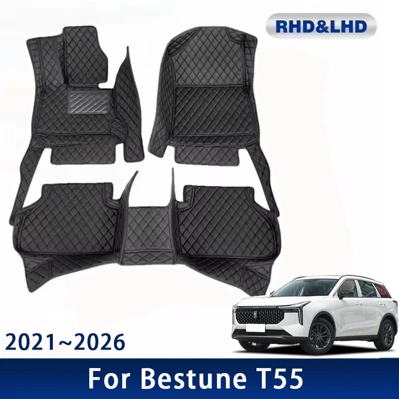 Tappetini auto Per FAW Bestune T55 2021 2022 2023 2024 2025 2026 Impermeabile Personalizzato Auto Rilievi Del Piede Tappeto Accessori Interni