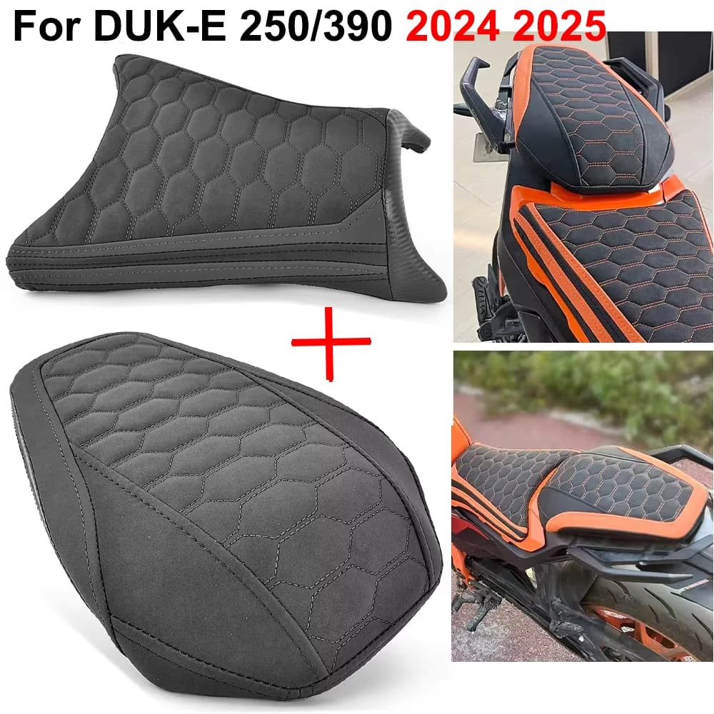 Moto Anteriore Posteriore Passeggero Cuscino Coprisedile In Pelle Set Per K-TM DUKE Per K-TM 250 390 DUKE 2024 2025