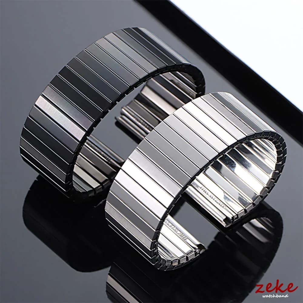 Cinturino per orologio elastico in metallo 18mm 20mm 22mm Cinturino per orologio Espansione elastica Cinturino in acciaio Uomo Donna Accessori per bracciale per orologio
