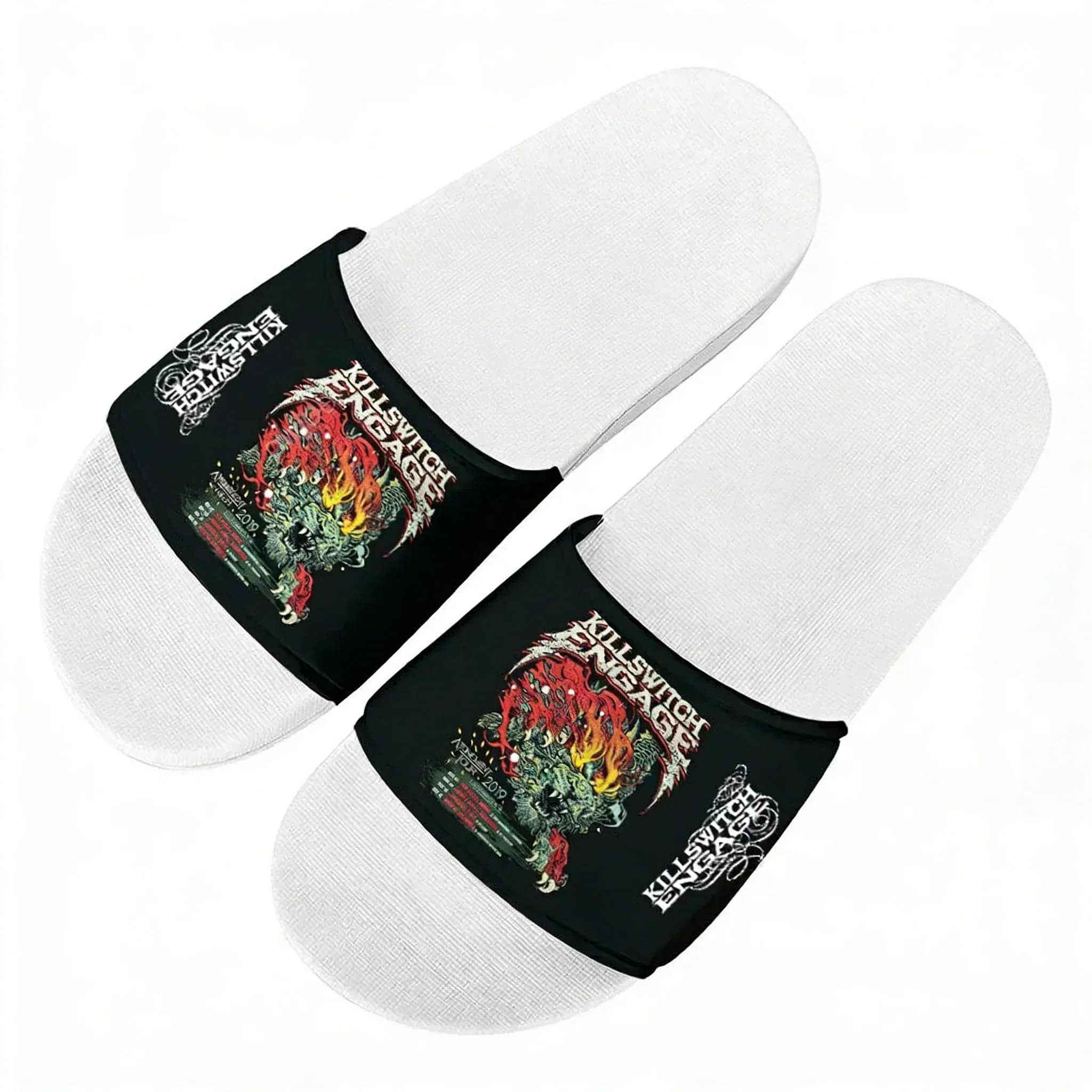 Killswitchs Engages Band Slippers Home Water Shoes Mens Womens Summer Slipper Retro Indoor Outdoor Shower light Pool Sandals
