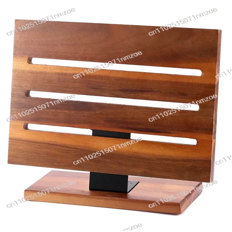 Portacoltelli magnetico da cucina in legno Portacoltelli magnetico multifunzionale