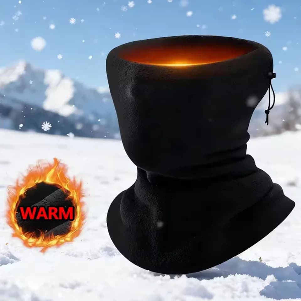 Scaldacollo invernale caldo Scaldacollo Sciarpa Antivento Ciclismo Bandana Escursionismo Sport Sci Campeggio Snowboard Mezza maschera