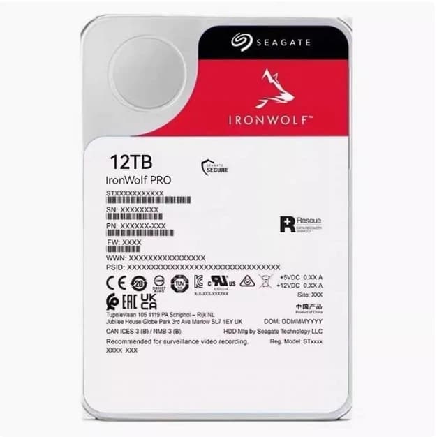 ST12000NT001 Archiviazione di rete Cool Wolf Pro da 12 t, disco rigido NAS Synology