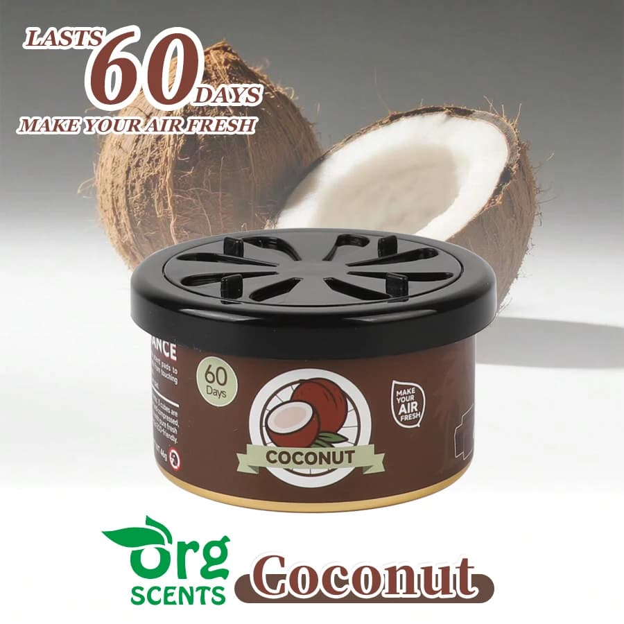 Profumato al cocco Deodorante per auto profumo per automobili blocco di legno fragranza per diffusione di oli essenziali odore di eliminazione di lunga durata