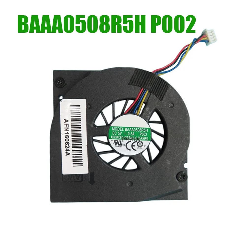 Ventola per Kit Intel NUC D34010WYK D34010WYKH D54250WYK D54250WYKH DC3217IYE DC53427HYE DN2820FYKH BAAA0508R5H P002 KSB06105HB-AM0