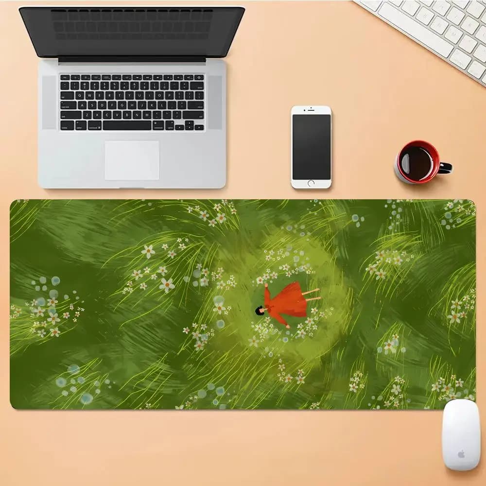 Tappetino per mouse Return To Nature, tappetino da scrivania carino HD, tappetino esteso per tastiera da gaming, tappetino per mouse XXL grande 90x40