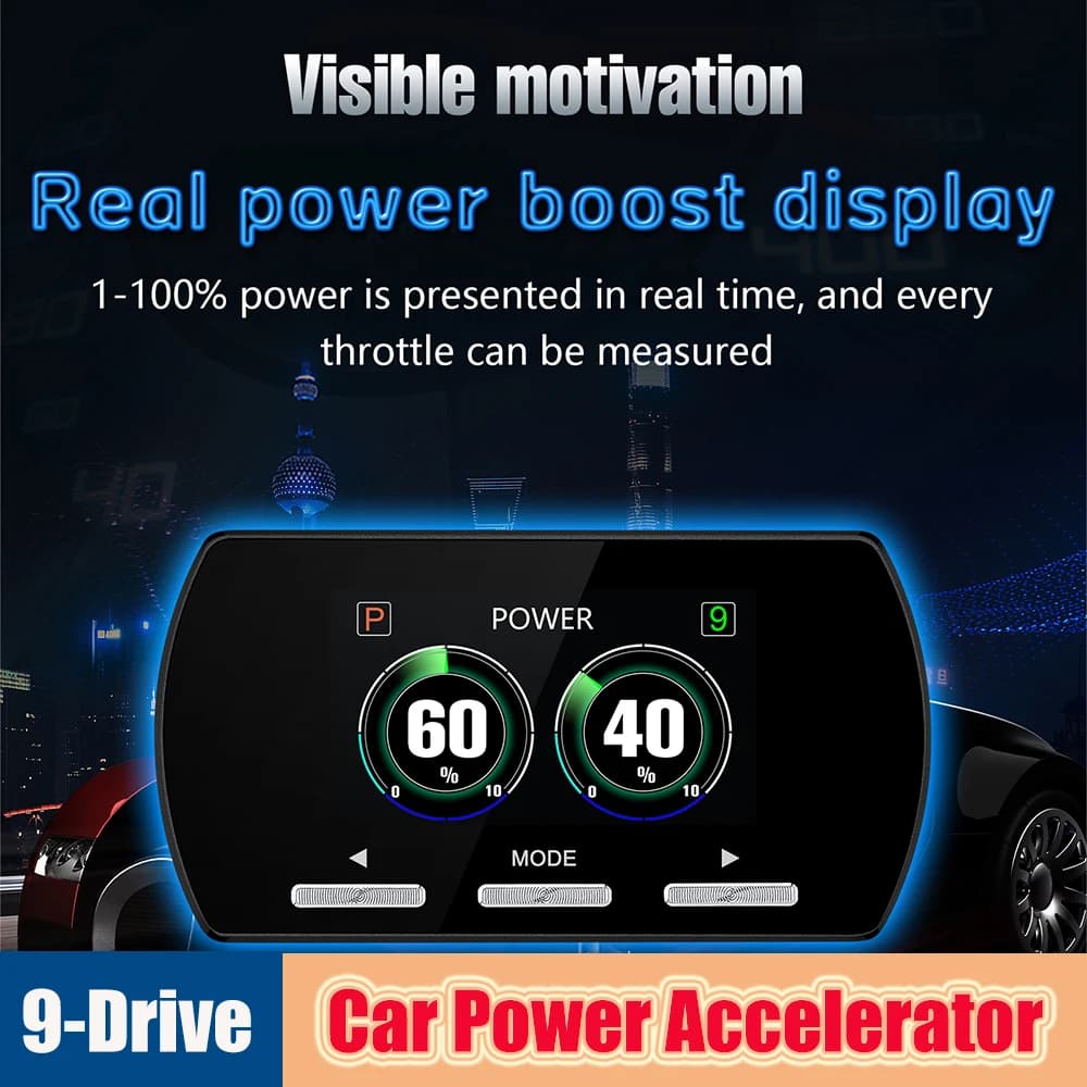 Controller elettronico di risposta dell'acceleratore per auto Acceleratore di potenza da corsa digitale 9 Drive 5 modalità Booster potente Sprint automatico per Honda