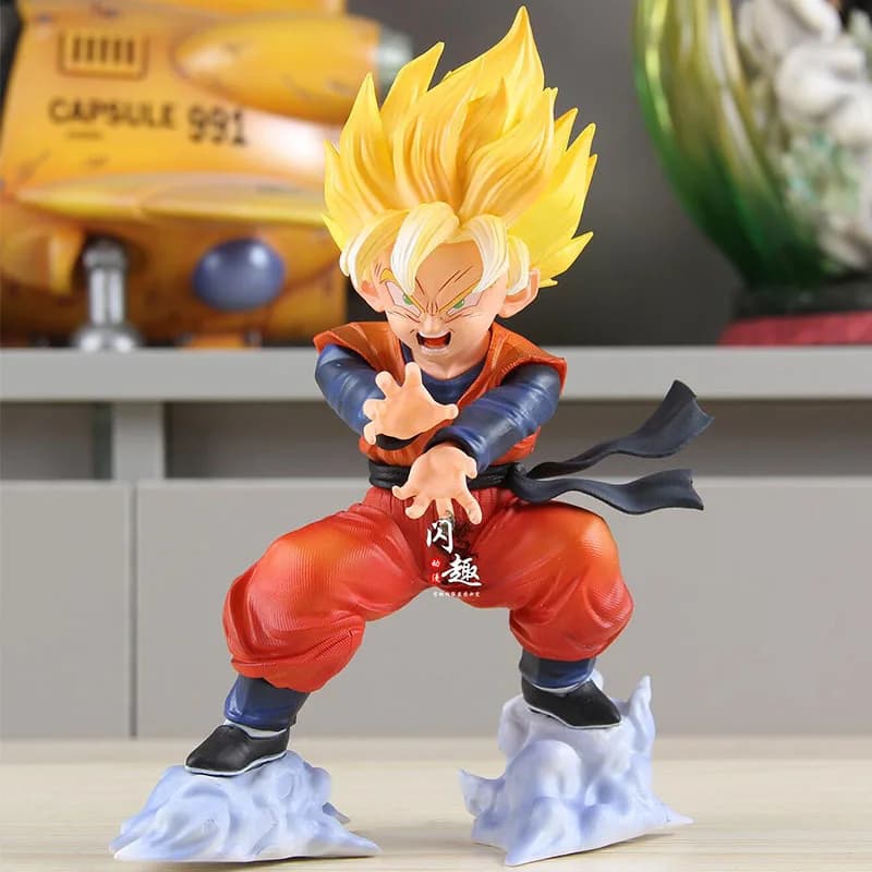 DBZ Son Goku Modello Dragon Ball Z Action Figure FXW Anime Periferico 19 cm Collezione GK Statua Bambola Figuras Giocattoli Regalo per I Bambini