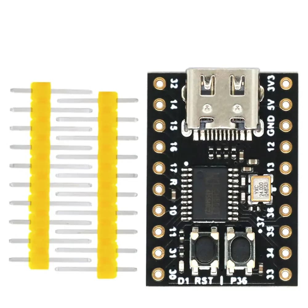 CH552G compact USB-C development card – MCS51 core for Arduino and 8051 minimum system projects