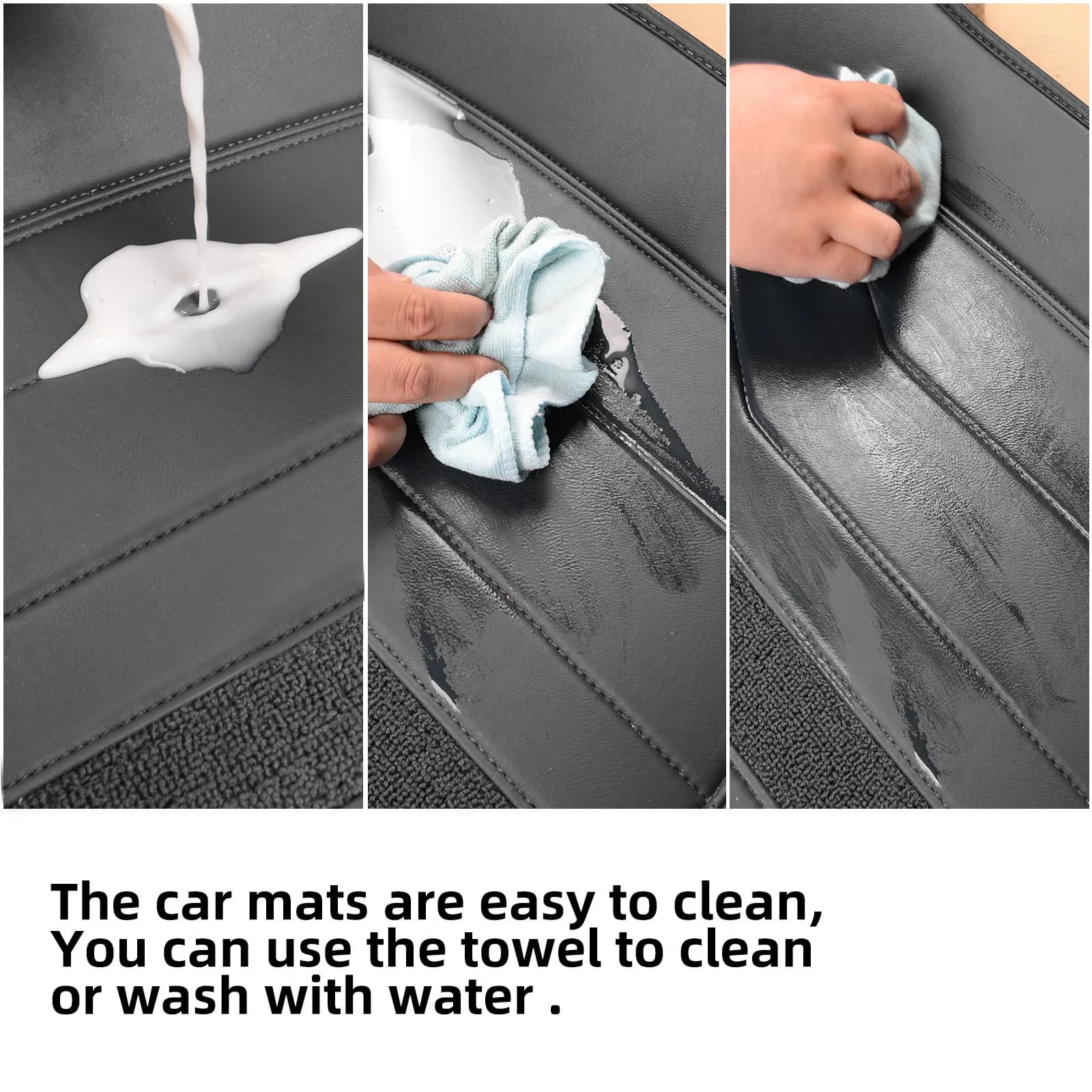 For Tesla Model Y 2021-2024 Juniper 2026 Car Floor Mats Waterproof Luggage Mat Wear-resistant Foot Pads Trunk Mats Accessories