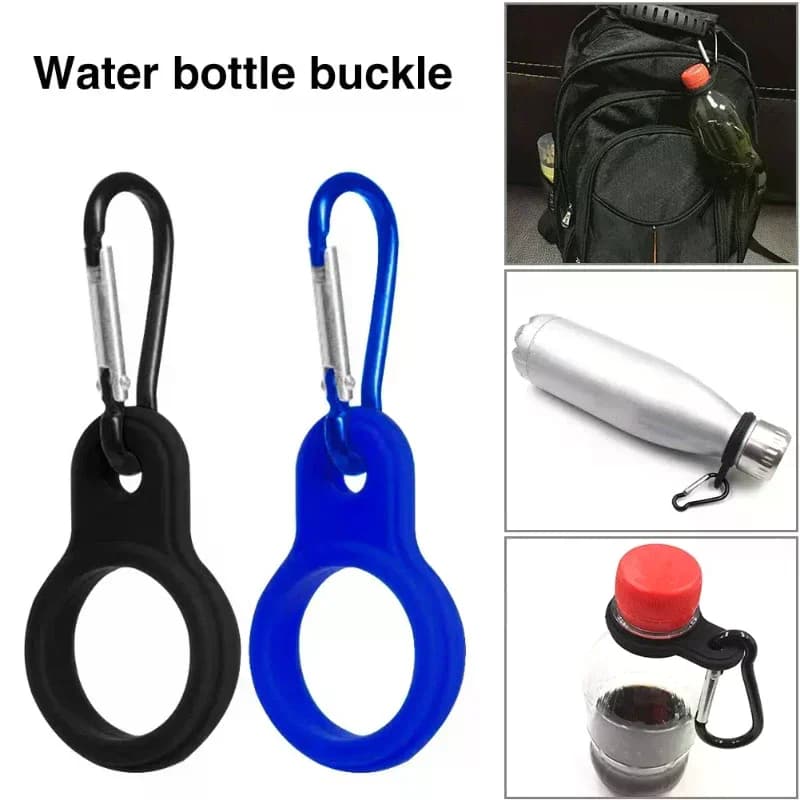 Outdoor Sports Water Bottle Rubber Buckles Aluminum Mosque