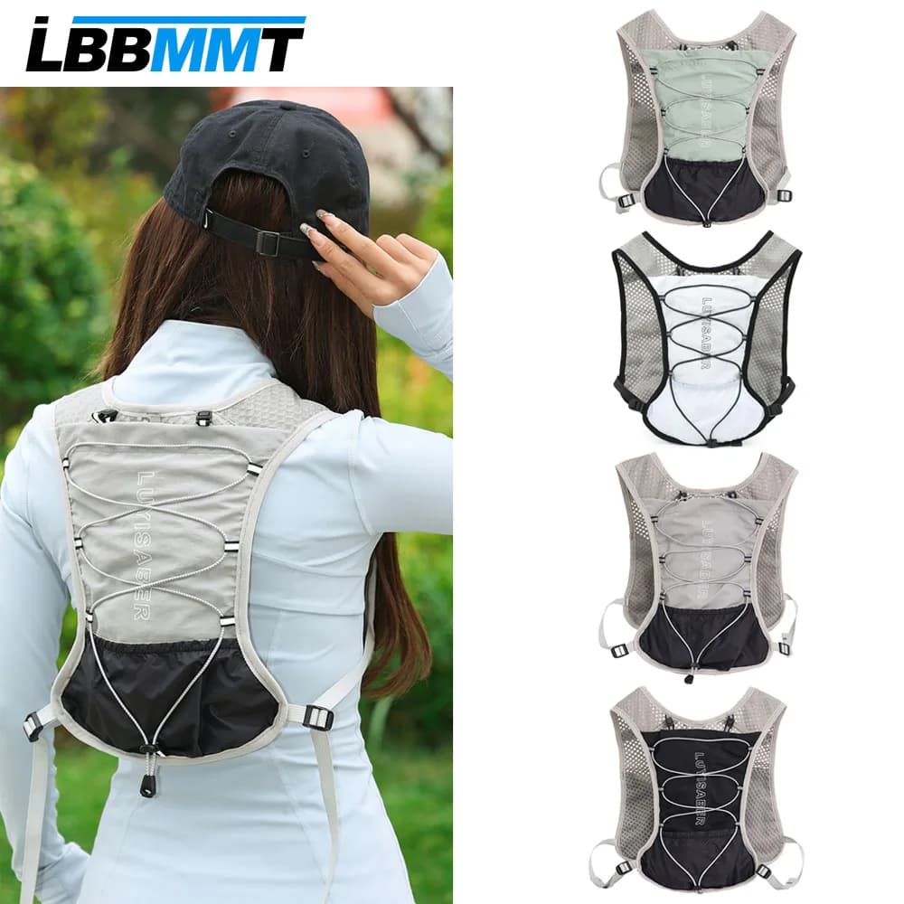 160 g water vest light backpack, 5-liter unisex multi-sport package for trail racing, hiking, cycling, marathon