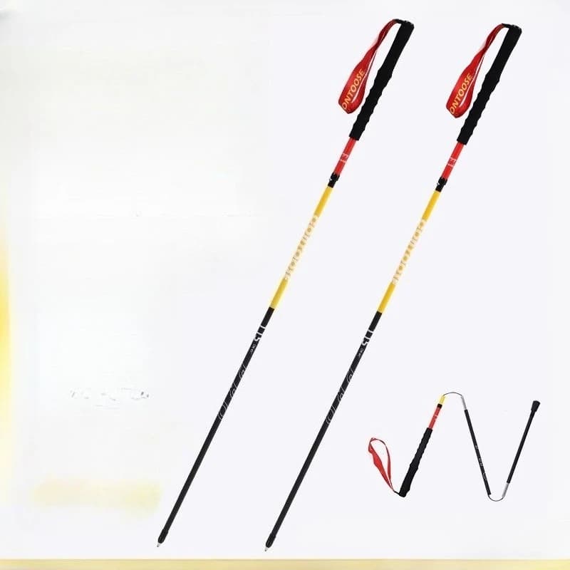New Trekking Stick 2026 for Offroad Race, 3K Carbon Fiber, Portable, Anti-slip, for Hiking