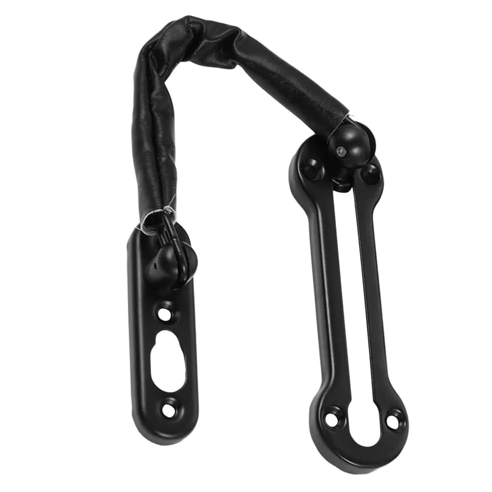 Catena di sicurezza in acciaio inossidabile per porta d'ingresso, 1 pezzo, per casa, hotel, ufficio, sicurezza, superficie liscia e resistente, chiusura per porta.