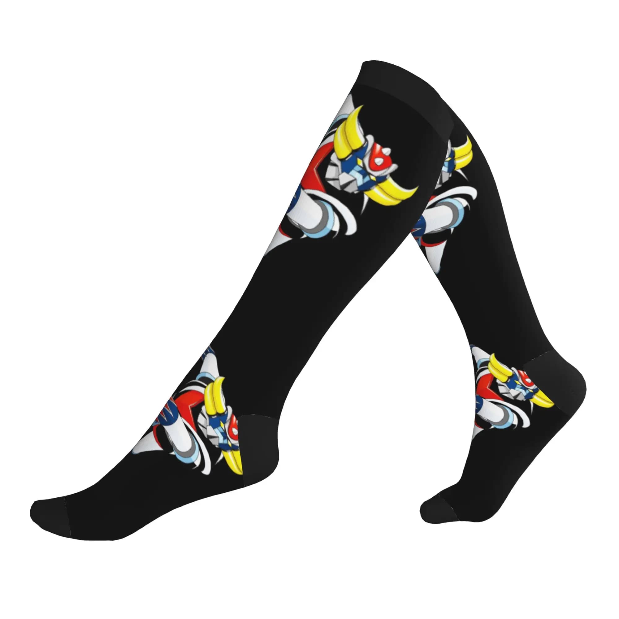 Ufo Robot Grendizer Goldrake Mazinger Z Dress Socks Men Women Warm Funny Novelty Sports Compression Socks