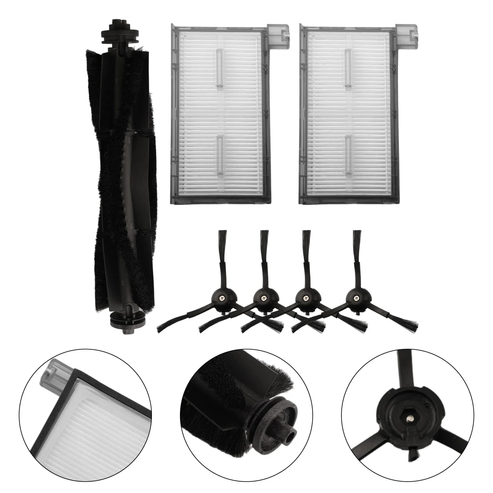 For X8 Pro Series Vacuum Cleaner Main Side Brush Filter Set Replacement Maintenance Kit Vacuum Cleaner Accessories