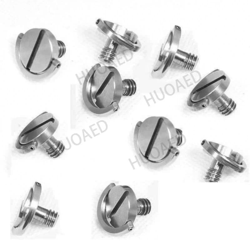 5/10PCS D Shaft D-ring 1/4 pollici Tead Adattatore per vite di montaggio per fotocamera DSLR Rig Piastra a sgancio rapido