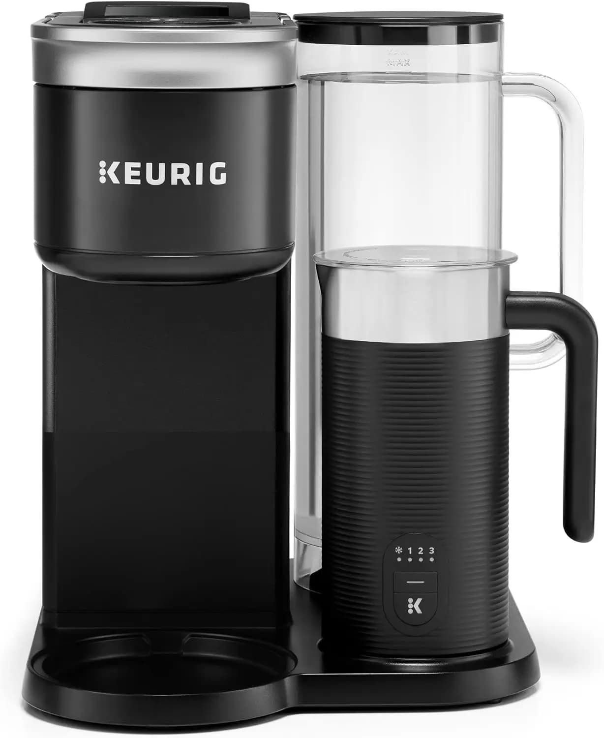 Caffettiera intelligente a cialde K-Cup monodose, nera - Prepara bevande calde e ghiacciate