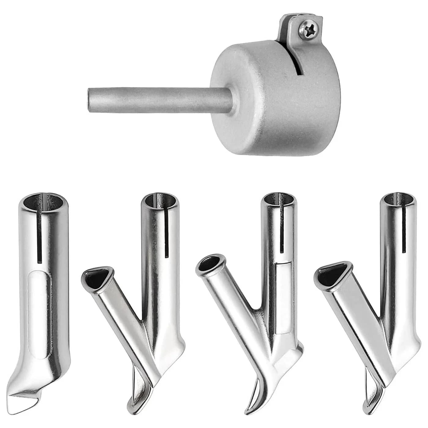 Ugelli con punta di saldatura da 5 pezzi Ugello di saldatura veloce per pistola termica per saldature ad aria calda in PVC