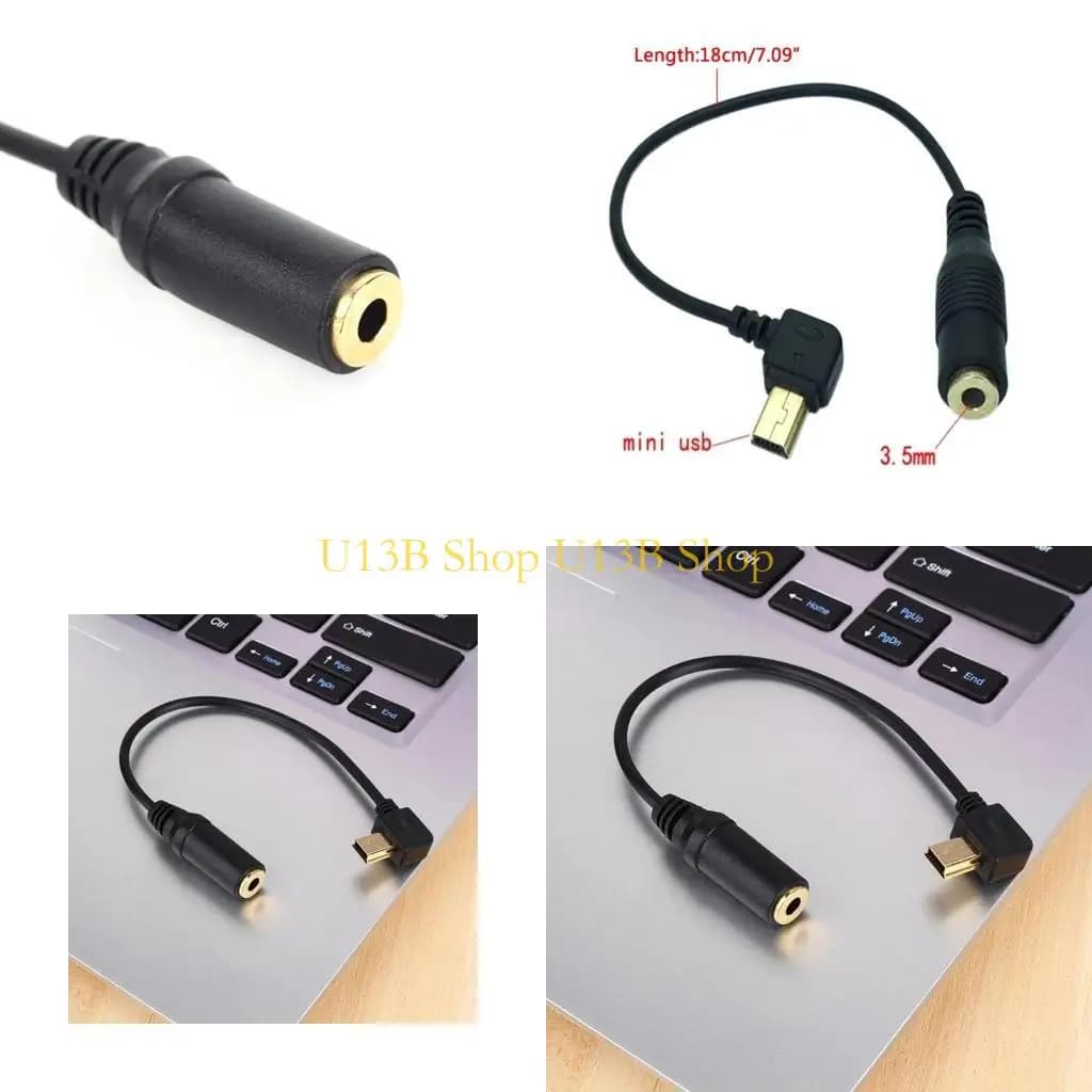 Mini U13B Mini USB a 3,5 mm Filo trasferimento adattatore per 4