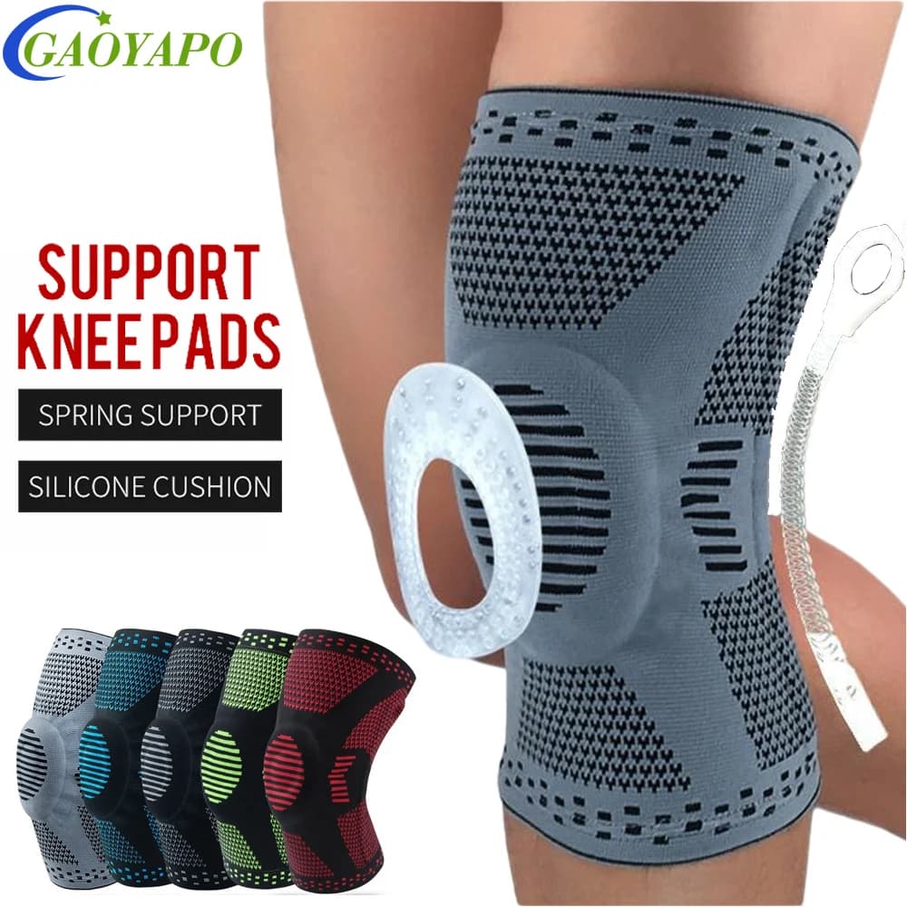Manicotto di compressione per ginocchiera da 1 pezzo - Supporto per artrite e ACL per corsa, sollievo dal dolore al basket e recupero da infortuni - Uomo/Donna