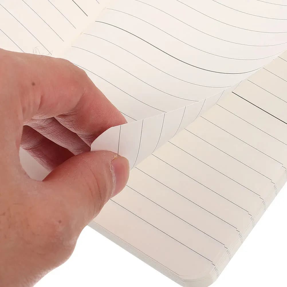 Carta di ricambio A5 a righe per quaderno, fogli interni spessi anti-sbavatura per scrittura fluida, forniture per agenda e cancelleria
