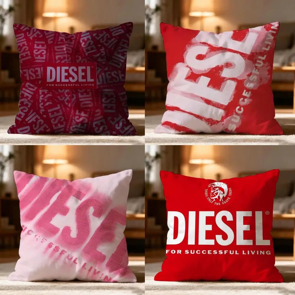 D-dieSeLS FASHION BRAND Pillow Case Cushion Cover Soft Washable Pillow Case Multi-Scene For Couch Bed Travel Office Use