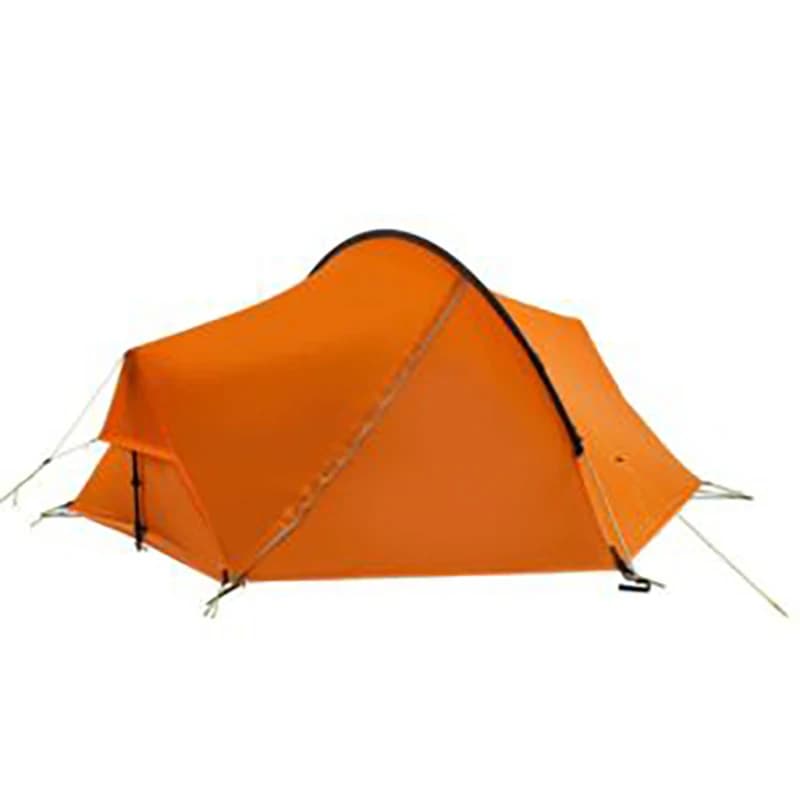 3FULGEAR Bastone da trekking ibrido Shell2 e tenda a tunnel 2 porte 2 vestibolli 5000 mm Impermeabile leggero 1570 g Impronta 2 persone