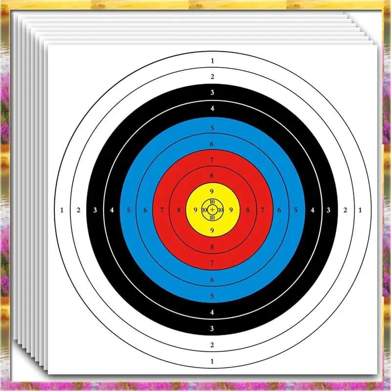 Budget-Friendly Archery Targets Paper, Bow And Arrow-Targets For Hunting Backyard, Archery Target Practice Accessories