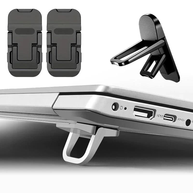 Supporto per tastiera con doppia inclinazione regolabile, supporto per tastiera per computer, supporti autoadesivi per laptop, 2 pezzi