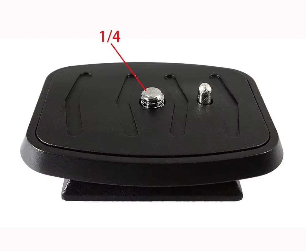 Quick Release Plate QR Plate Replacement QB-4W for use with Amazon Basics 60-Inch Tripod Head, Davis & Sanford EXPLORERV Vista