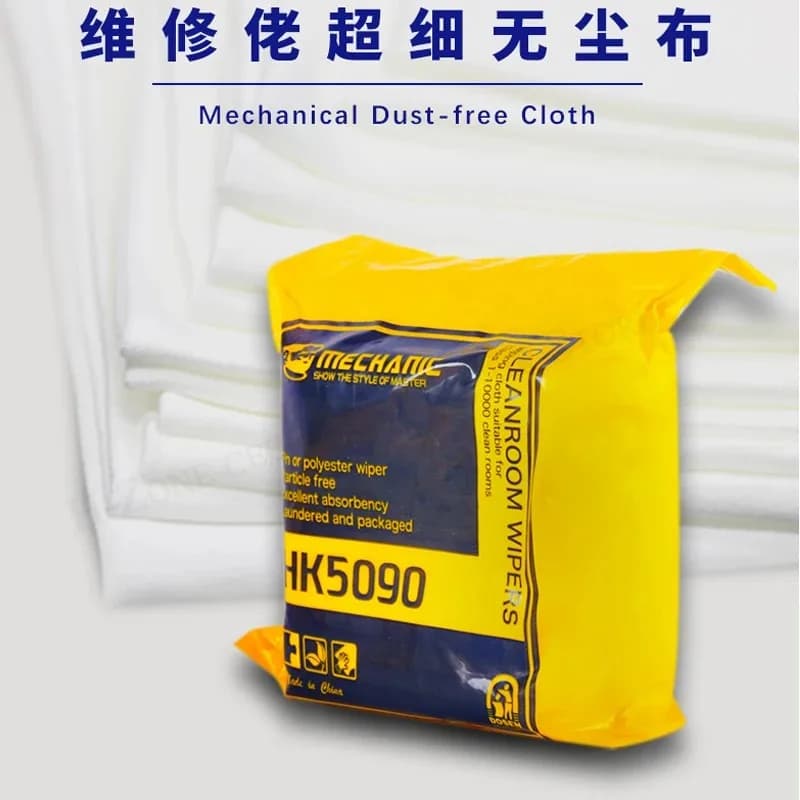 MECHANIC HK5090 Super Soft Cleanroom wiper cleaning Non Dust Cloth Dust Free Paper Clean LCD Repair cloth For Phone Pad Tablet