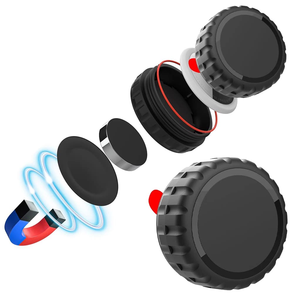 For Apple Airtag Ultra durable protective case with waterproof magnetic suction cup for car, bike, motorcycle