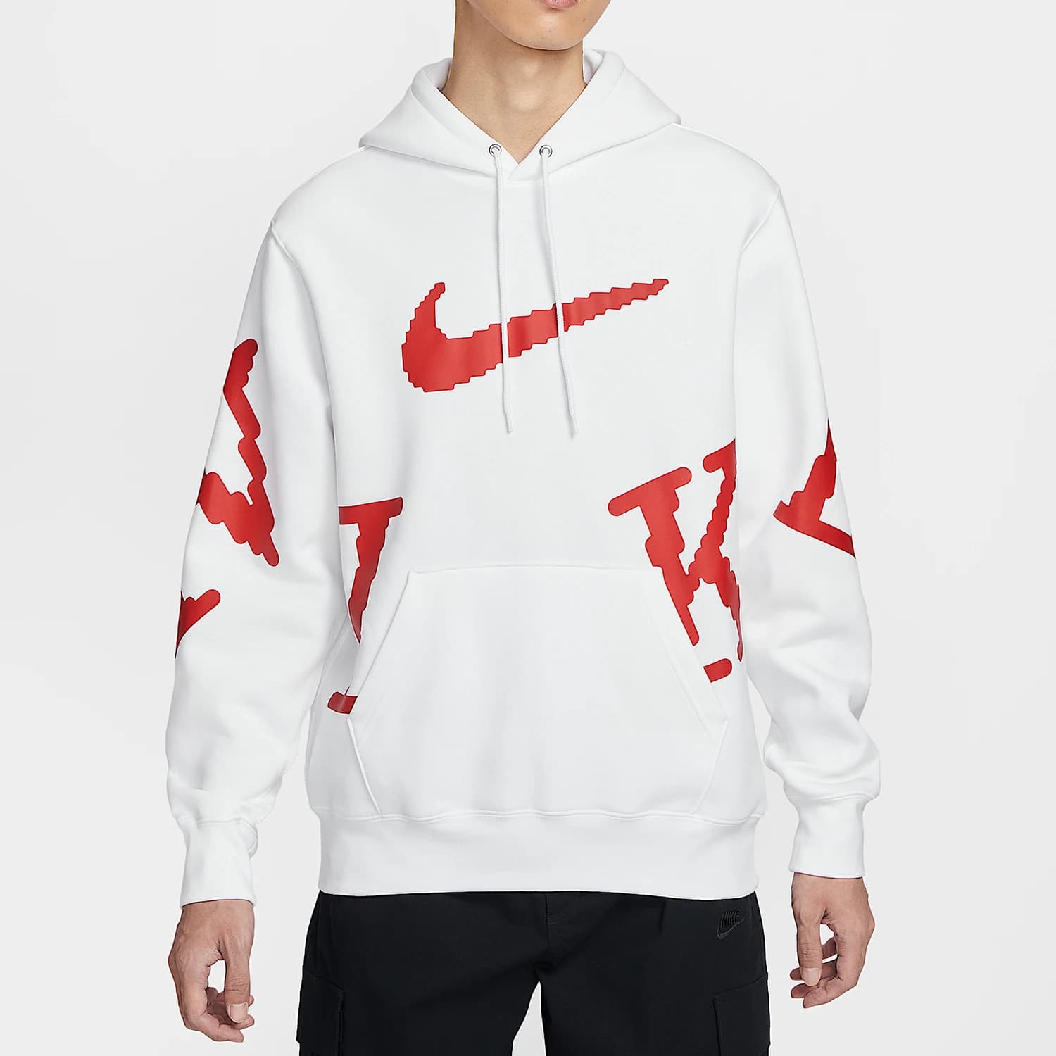 Felpa sportiva con cappuccio in maglia da uomo Nike Authentic Sportswear IH4259-100