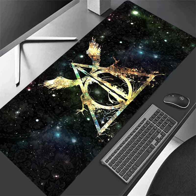 S-Slytherin Desk Protector Magic Large Mouse Pad accessori per giocatori Xxl Gaming Pc Pad Mat tastiera Mousepad Mause Mats Mouse