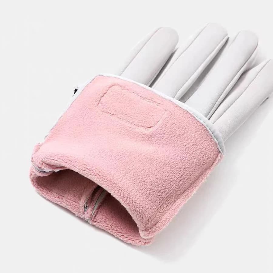 Women's Winter Thermal Gloves Compatible with Touchscreen, Pile Leafers, Waterproof, Cycling Scales