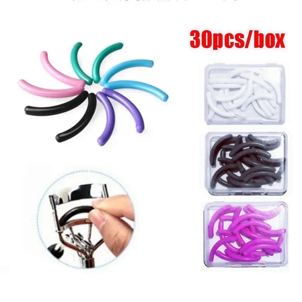 Eyelash Curling Eyelashes Curler Replacement Pads High Elastic Refill Rubber Eyelash Curler Refill Rubber 3 Colors Beauty Tools