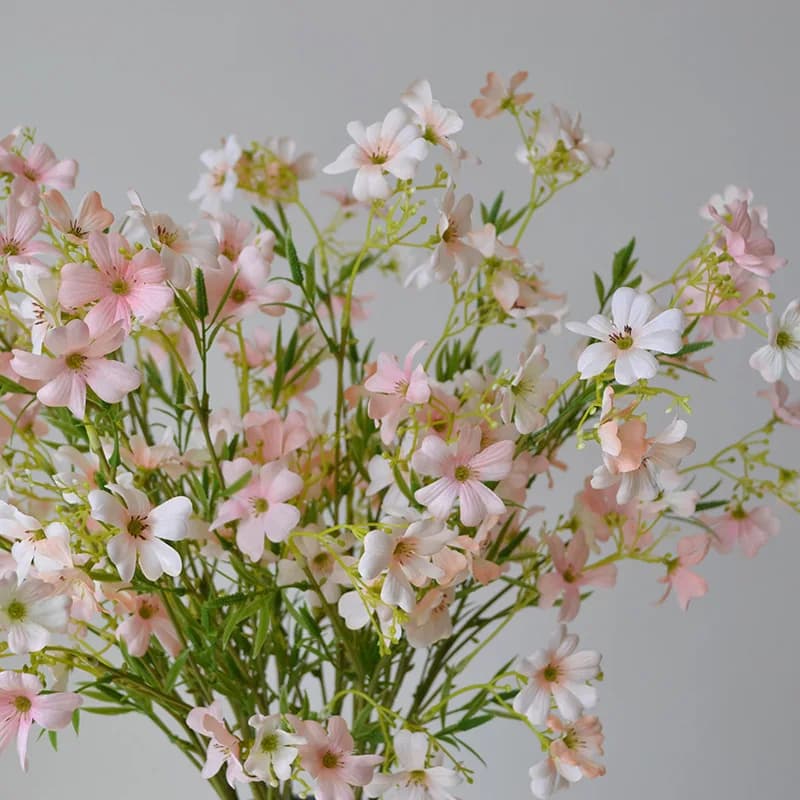 Artificial Flowers Silk Flores Daisy Clematis Chinensis Osbeck Fake Plants Home Decor Party Garden Wedding Photo Props